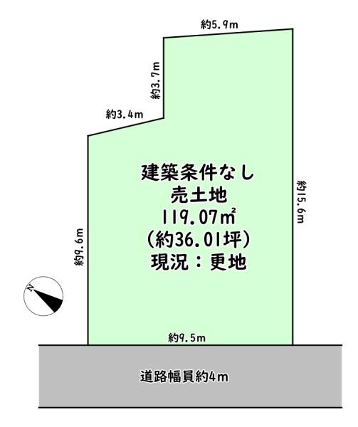 近江八幡市中小森町の売土地
