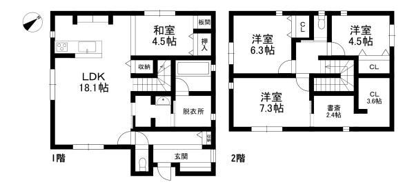 近江八幡市十王町の中古一戸建