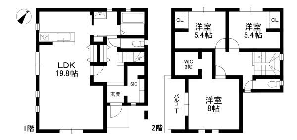 近江八幡市長田町の新築一戸建