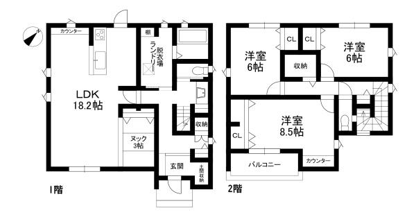 近江八幡市十王町の新築一戸建