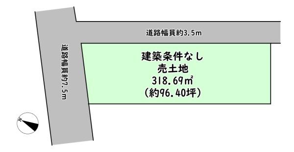 近江八幡市中小森町の売土地