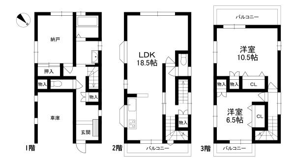 東近江市垣見町の中古一戸建