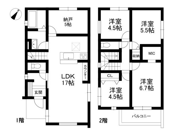 近江八幡市出町の新築一戸建