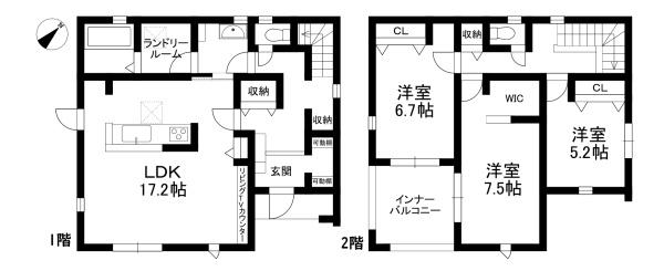 東近江市東沖野５丁目の新築一戸建