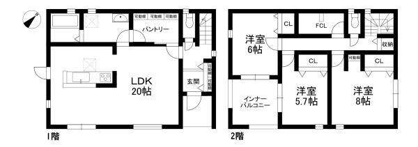 東近江市東沖野５丁目の新築一戸建