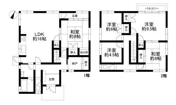近江八幡市安土町下豊浦の中古一戸建