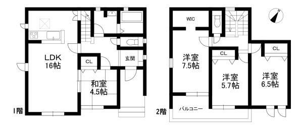 近江八幡市船木町の新築一戸建
