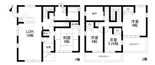 近江八幡市川原町2丁目の中古一戸建