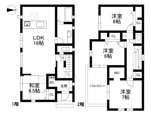 東近江市長勝寺町の新築一戸建