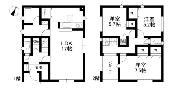 近江八幡市八幡町の新築一戸建