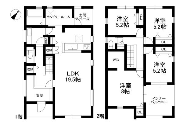 東近江市沖野２丁目の新築一戸建