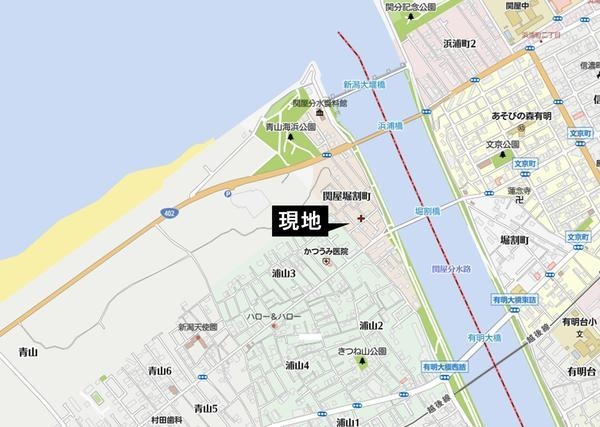 新潟市西区関屋堀割町の土地