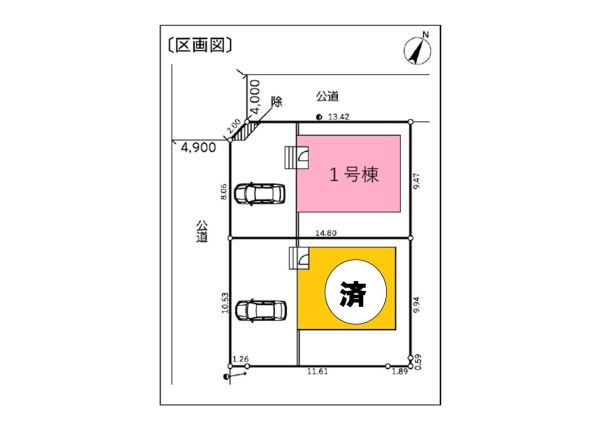 新潟市中央区紫竹１丁目の新築一戸建