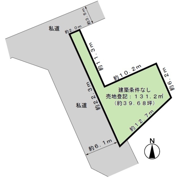 西区寺尾北2丁目　売地