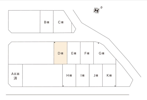 北区松浜新町　D棟　新築