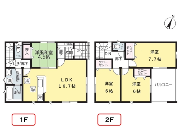 江南区亀田中島第2　4号棟　全4棟