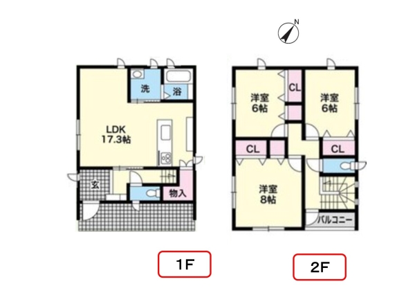 西区小針台　新築戸建　B号棟