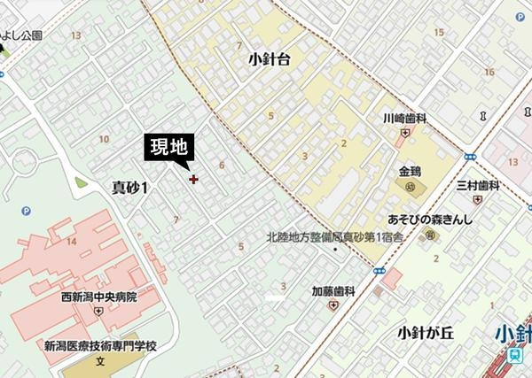 新潟市西区真砂１丁目の土地