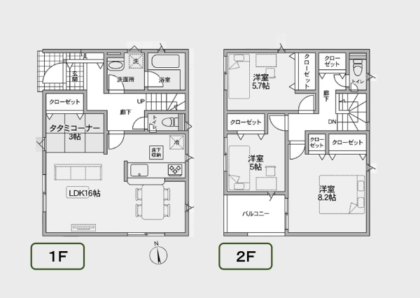 新潟市江南区亀田新明町２丁目の新築一戸建