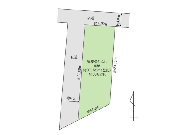 東区逢谷内5丁目　売地