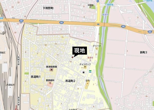 秋葉区善道町2丁目　売地