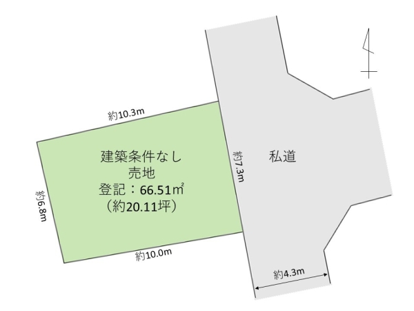 東区山木戸3丁目　売地
