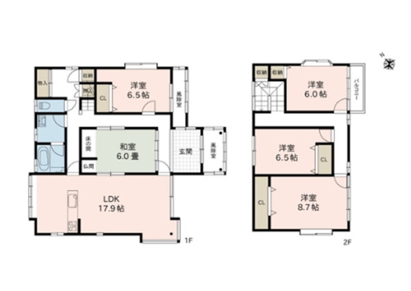 江南区亀田新明町5丁目　中古戸建