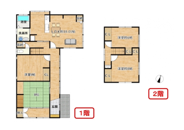江南区北山　中古戸建