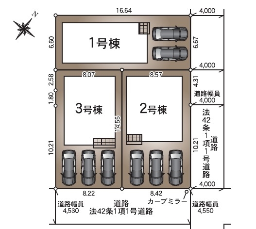東区東中島第5　1号棟　全3棟