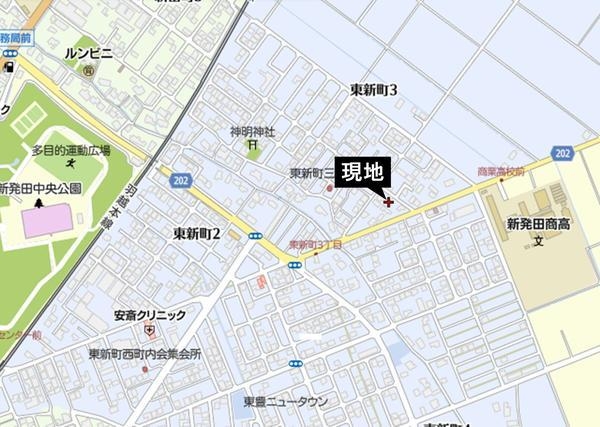 新発田市東新町３丁目の土地