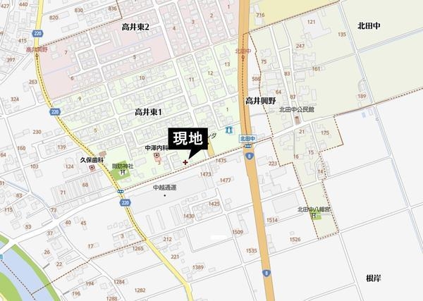 新潟市南区高井東１丁目の土地