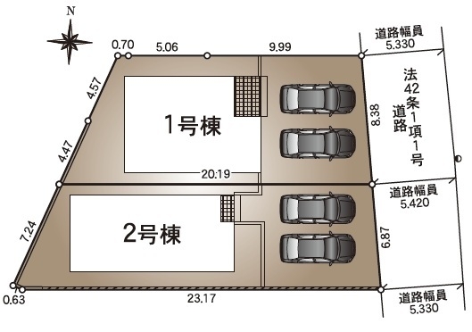 新潟市秋葉区善道町１丁目の新築一戸建