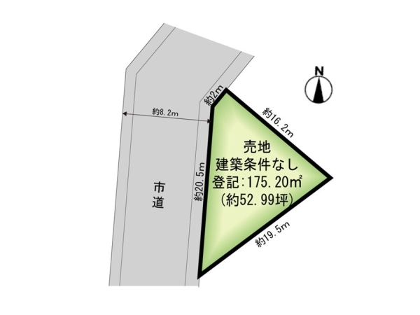 中央区関屋金衛町2丁目　売地