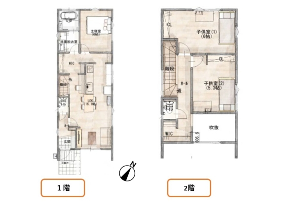 東区江南6丁目　B棟　新築戸建