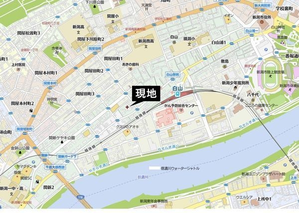新潟市中央区白山浦２丁目の土地