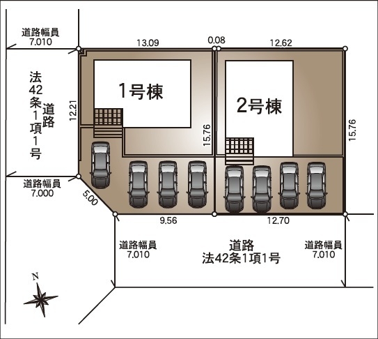 長岡市稲保南第1　1号棟　全2棟