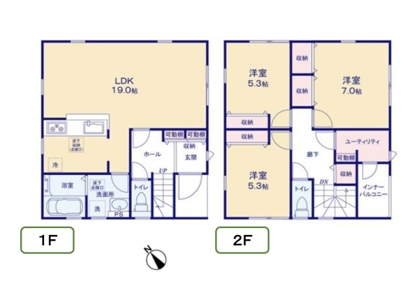 新潟市西区寺尾東２丁目の新築一戸建