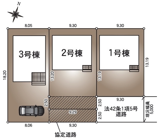 新潟市西区寺尾東３丁目の新築一戸建