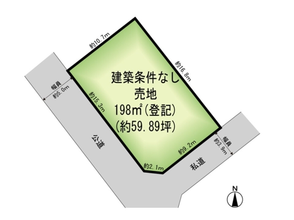 新潟市西区小針南の土地