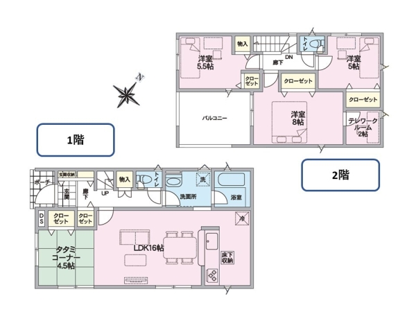 江南区早通第2　4号棟　全5棟