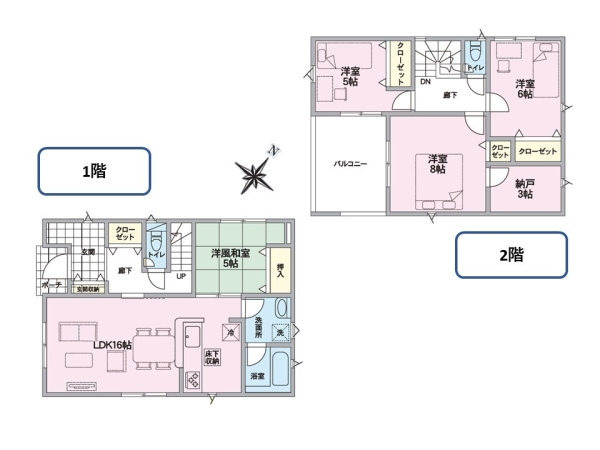 江南区早通第2　２号棟　全5棟