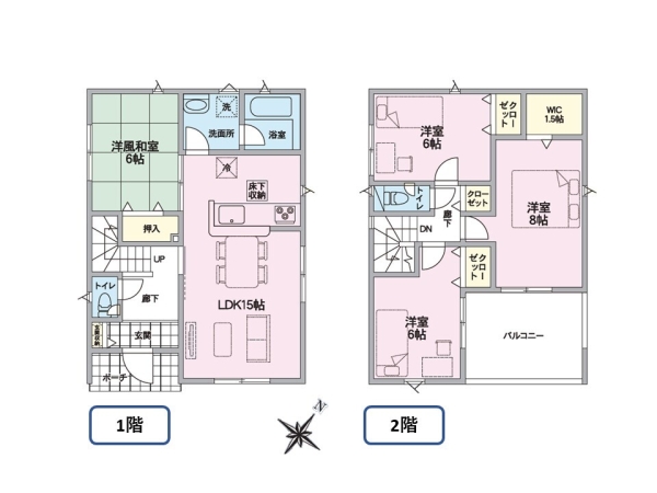 江南区早通第2　5号棟　全5棟