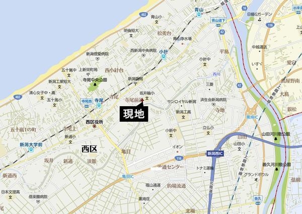 新潟市西区坂井東１丁目の土地