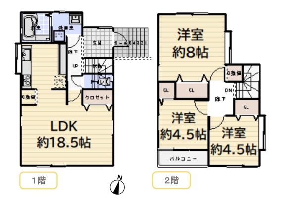 北区松浜新町　中古戸建