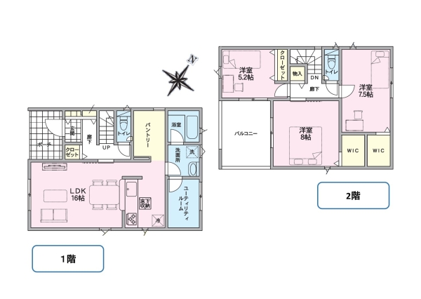 北区西名目所第2　1号棟　全3棟