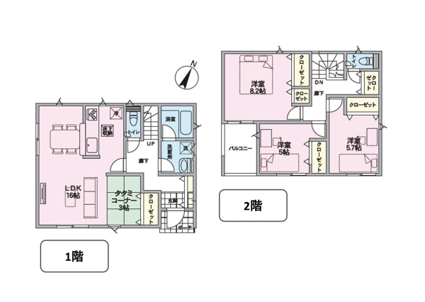 西区金巻第1 2号棟 全3棟