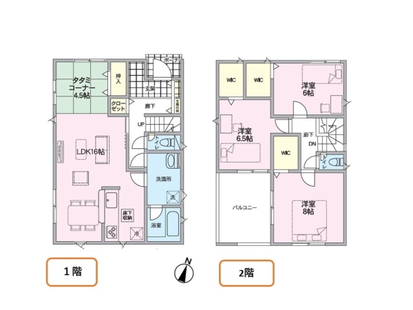 西区五十嵐東第1　1号棟　全3棟