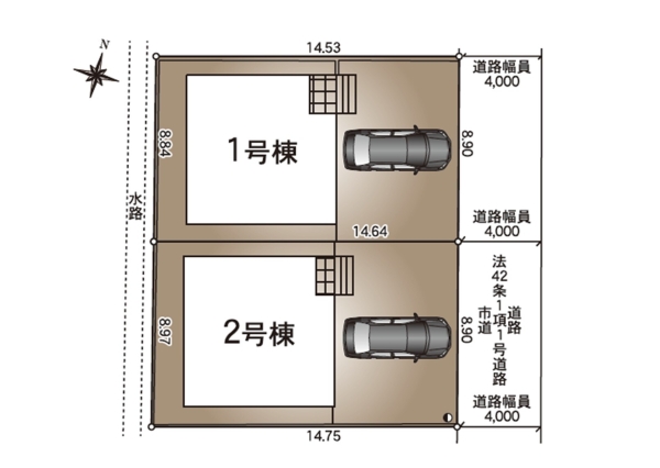 秋葉区新栄町第5　1号棟(全2棟)