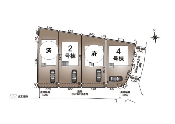 江南区日水第1　2号棟　(全4棟)