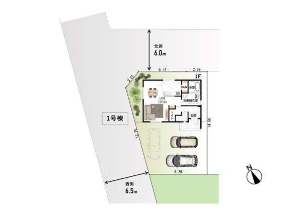 江南区曽川　１号棟　新築戸建